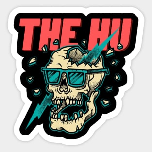 the hu Sticker